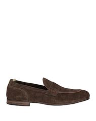 オフィシンクリエイティブ メンズ シューズ スリッポン・ローファー モカシン OFFICINE CREATIVE ITALIA Dark Brown ブラウン
