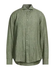 カナーリ メンズ トップス シャツ CANALI Military Green グリーンのサムネイル