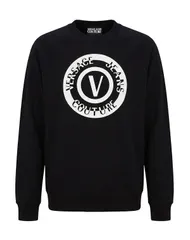 ヴェルサーチ メンズ アウター パーカー・スウェット VERSACE JEANS COUTURE Black ブラックのサムネイル