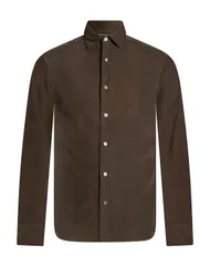 カナーリ メンズ トップス シャツ CANALI Dark Brown ブラウンのサムネイル