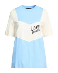 ラブ モスキーノ レディース トップス Tシャツ LOVE MOSCHINO Light Blue ブルーのサムネイル