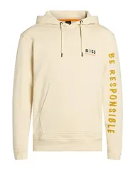 ボス メンズ アウター パーカー・スウェット BOSS Beige ベージュのサムネイル