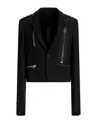 リックオウエンス レディース アウター ジャケット・ブルゾン RICK OWENS Black ブラックのサムネイル