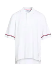 トムブラウン メンズ トップス ポロシャツ THOM BROWNE White ホワイトのサムネイル