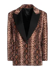 ピンコ レディース アウター ジャケット・ブルゾン テーラードジャケット PINKO Brown ブラウンのサムネイル