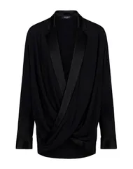 バルマン メンズ トップス シャツ BALMAIN Black ブラックのサムネイル