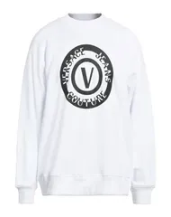 ヴェルサーチ メンズ アウター パーカー・スウェット VERSACE JEANS COUTURE White ホワイトのサムネイル