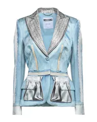 モスキーノ レディース アウター ジャケット・ブルゾン テーラードジャケット MOSCHINO Azure Blue ブルーのサムネイル