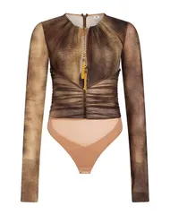 エリザベッタフランキ レディース トップス シャツ ELISABETTA FRANCHI Khaki カーキのサムネイル