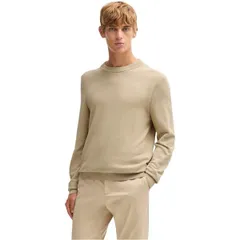 ボス メンズ アウター ニット・セーター Boss EcaioP 10255187 01 Light Beige 275 ベージュのサムネイル