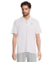 ハーレー メンズ トップス シャツ ポロシャツ Hurley Icon Slub Polo Short Sleeve White ホワイトのサムネイル