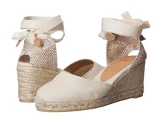 カスタ ニエール レディース シューズ ヒール CASTANER Carina 60mm Wedge Espadrille Ivory アイボリーのサムネイル