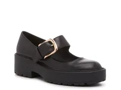 スティーブ マデン レディース シューズ スリッポン・ローファー プラットフォーム Steve Madden Millee Platform Mary Jane Black Leather ブラックのサムネイル