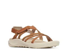 メレル レディース シューズ サンダル Merrell Harbor Sport Sandal Light Brown ブラウンのサムネイル