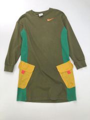 NIKE ナイキ 長袖 トレーナー ロング スウェット sizeM(145cm)/オリーブ ◇■キッズのサムネイル