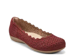 アース レディース シューズ パンプス Earth Bria Flat Dark Red レッドのサムネイル