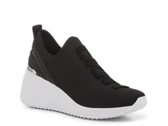 ダナ キャラン ニューヨーク レディース シューズ スニーカー DKNY Keeva Wedge Sneaker Womens Black ブラックのサムネイル