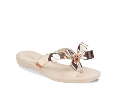ゲス レディース シューズ サンダル Guess Tutu 9 Flip Flop Rose Gold Metallic ゴールドのサムネイル