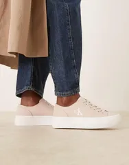 カルバンクライン レディース シューズ スニーカー ジーンズ Calvin Klein Jeans Vulc flatform canvasneakers and Whisper pink ピンクのサムネイル