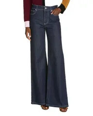 マルニ レディース ボトムス カジュアルパンツ ワイドレッグ デニム Marni Stretch Denim Wide Leg Pants BluBlack デニムのサムネイル