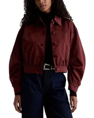 エージー レディース アウター ジャケット・ブルゾン AG Tana Bomber Jacket Cranberryのサムネイル