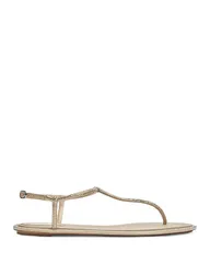 レネ・カオヴィラ レディース シューズ サンダル Rene Caovilla Womens Thong Sandals Beige Satin ベージュのサムネイル