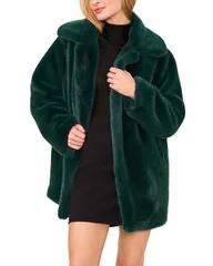 テッドベーカー レディース アウター コート Ted Baker Aryana Faux Fur Coat Rain Forest フォレストのサムネイル