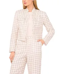 テッドベーカー レディース アウター ジャケット・ブルゾン クロップド リネン Ted Baker Cropped Linen Jacket New Ivory アイボリーのサムネイル