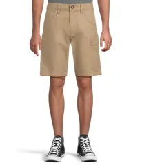 ボルコム メンズ ボトムス ハーフパンツ・ショーツ ショートパンツ Volcom Caliper II Relaxed Work Shorts Brindleのサムネイル