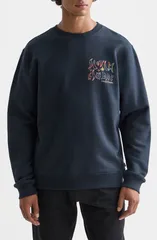 スコッチアンドソーダ メンズ アウター パーカー・スウェット プリント シャツ グラフィック Scotch Soda Graphic Print Sweatshirt Carbonのサムネイル