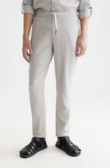 スコッチアンドソーダ メンズ ボトムス カジュアルパンツ コットン リネン Scotch Soda Warren Cotton Linen Pants Grey グレーのサムネイル