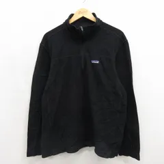 M/古着 パタゴニア patagonia 長袖 ハーフジップ フリース ジャケット メンズ ブラック 26jul15のサムネイル