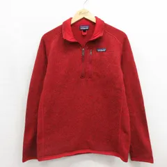 M/古着 パタゴニア patagonia 長袖 ベター セーター ジャケット メンズ ラグラン バーガンディ 26jul15のサムネイル