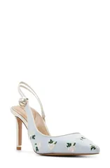 テッドベーカー レディース シューズ ヒール Ted Baker Sadie Half dOrsay Slingback Pump Denim デニムのサムネイル