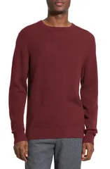 セオリー メンズ アウター パーカー・スウェット クルーネック ウール セーター Theory Maden TNovo Crewneck Wool Sweater Portのサムネイル