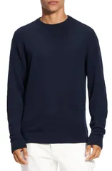 セオリー メンズ アウター パーカー・スウェット クルーネック ウール セーター Theory Maden TNovo Crewneck Wool Sweater Balticのサムネイル
