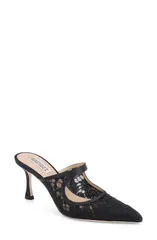 バッジェリーミシュカ レディース シューズ ヒール カットアウト BADGLEY MISCHKA Oaklyn Cutout Mule Black Satin ブラックのサムネイル