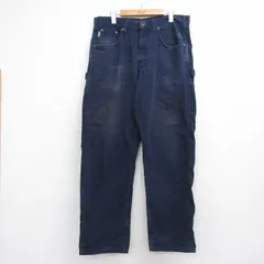 W36/古着 カーハート ペインター パンツ メンズ ダック地 コットン ネイビー 26jul16のサムネイル