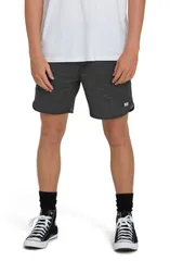 ビラボン メンズ ボトムス ハーフパンツ・ショーツ ショートパンツ Billabong Surftrek Transit Elastic Waist Hybrid Shorts Black Camoのサムネイル