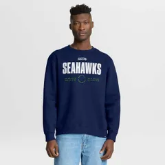 ファナティクス メンズ アウター パーカー・スウェット シャツ Mens Fanatics College Navy Seattle Seahawks Direct Handoff Legacy Puのサムネイル