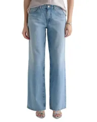 エージー レディース ボトムス デニムパンツ ワイドレッグ ローライズ ジーンズ AG Adria Low Rise Wide Leg Jeans in 17 Years Divergent Mondのサムネイル