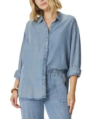 スプレンディット レディース トップス シャツ ボタンダウン Splendid Indigo Chambray Button Down Shirt Indigo インディゴのサムネイル