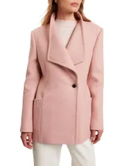 テッドベーカー レディース アウター コート Ted Baker Evigna Wrap Coat Pale Pink ピンクのサムネイル