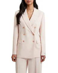 テッドベーカー レディース アウター ジャケット・ブルゾン ブレザー Ted Baker Traga Tailoredouble Breasted Blazer Pale Pink ピンクのサムネイル
