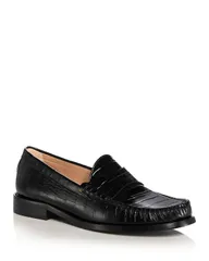 スチュアート ワイツマン レディース シューズ スリッポン・ローファー Stuart Weitzman Womens Lottiembossed Loafers Black ブラックのサムネイル