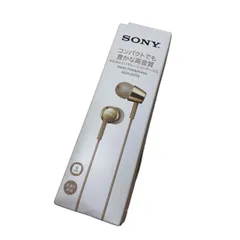 C551 ソニー  SONY カナル型イヤホン MDR-EX155 ゴールドのサムネイル