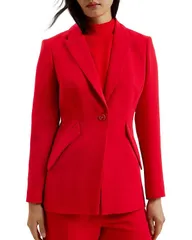 テッドベーカー レディース アウター ジャケット・ブルゾン ブレザー Ted Baker Manattl Single Breasted Blazered レッドのサムネイル