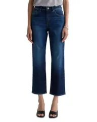 エージー レディース ボトムス デニムパンツ ジーンズ AG Brinley Mid Rise Straight Crop Jeans in Outspokenのサムネイル