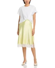 スリーワンフィリップリム レディース トップス シャツ ドレープ 31 Phillip Lim Draped T Shirt Slip Combo Dress WhiteYuzu ホワイトのサムネイル