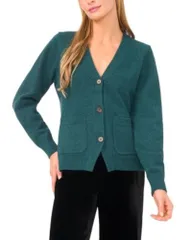 テッドベーカー レディース アウター カーディガン Vネック セーター Ted Bakerowan V Neck Cardigan Sweater Emerald Yarn エメラルドのサムネイル